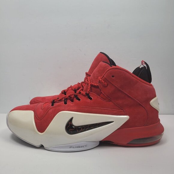Nike Zoom Penny VI 6 Men's University Red White Sneakers 749629-600 US Size 11 - Picture 2 of 8